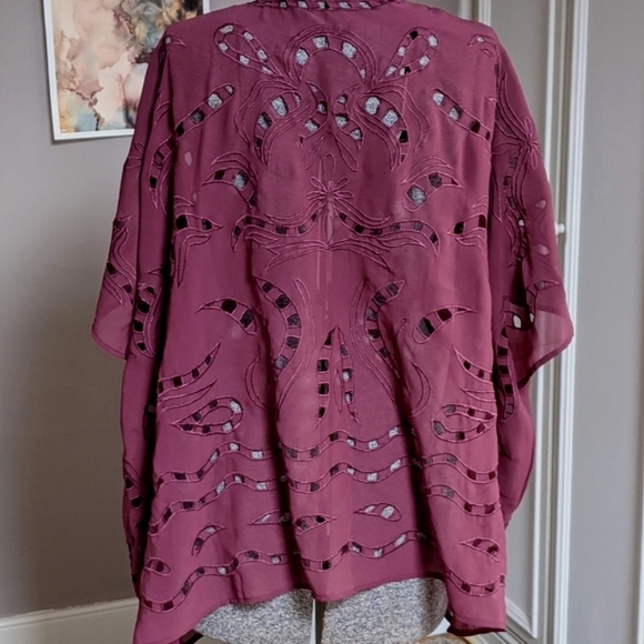 Beautiful Stories (Anthropologie) Boho Dalia kimono - Picture 3 of 5